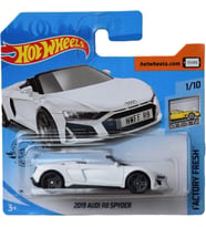 Hot Wheels - 2019 Audi R8 Spyder - Beyaz (1/64) GHB28