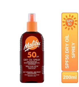 Malibu Güneş Koruyucu Dry Oil Sprey SPF50 200ml