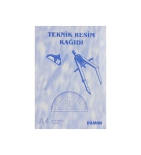 DİLMAN TEKNİK RESİM KAĞIDI A4 DİKEY