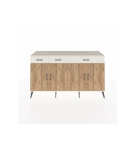 Hyperion Konsol 4 Raflı 3 Çekmeceli 4 Kapaklı 176x44x99 Aytaşı-Çam/Aytaşı