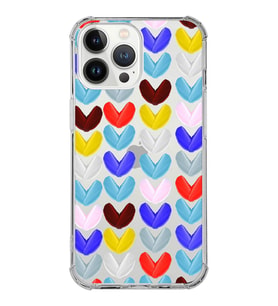 PrintiFy Apple iPhone 13 Pro Uyumlu Water Color 1 Baskılı Şeffaf Köşe Korumalı Antişok Kılıf