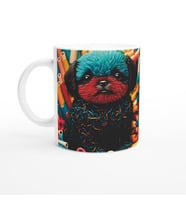 Neon Renkli Sevimli Köpek Kupa Bardak