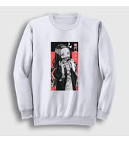 Presmono Unisex Beyaz Nezuko Kamado V3 Anime Demon Slayer Kimetsu No Yaiba Sweatshirt 308322tt (Beyaz)