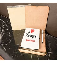 Hemşireye Hediye Ahşap Kutulu Defter Kalem Set 002