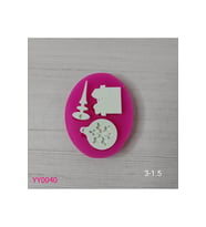 YY0040 Yılbaşı Kar Tanesi Silikon Kalıp