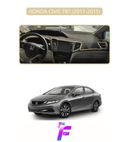 HONDA CIVIC FB7 (2011-2015) Torpido Örtüsü Güneşten Korur Kolay Montaj Tam Uyum F55