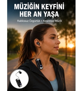DS-F210 Kablosuz Kulaklık – 25 Saat Kullanım & Hızlı Şarj Yeni Nesil