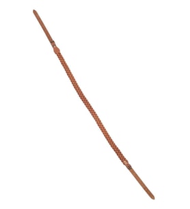Tüfek Askı Kayışı - Savage - Deri Örgülü - Taba