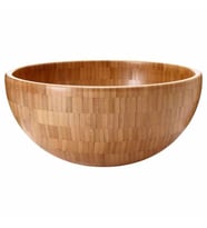 Bambu Servis Kasesi Ölçü 28 Cm IKEA Bambu Kase-Adet (KAHVE)