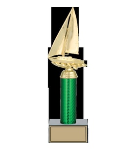 ODAK KUPA - Figürlü Kupalar - Yelken Figürlü Kupalar FG-006 A - 33 cm