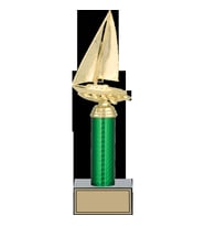 ODAK KUPA - Figürlü Kupalar - Yelken Figürlü Kupalar FG-006 A - 33 cm