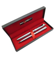 Signator® T503 Mat Krom Roller Kalem + Tükenmez Kalem Set  İsme Özel Kalem  Hediyelik Kalem (Karışık)