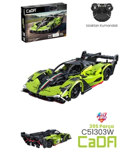Cada Uzaktan Kumandalı Phantom Wing Sport Car (395 Parça) Oyuncak Yapım Seti Blok Araba -FFCADA-C51303W