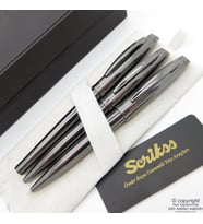 Scrikss 39 3'lü Set Titanyum  Dolma Kalem + Tükenmez Kalem + Versatil Kalem Seti Scrikss Kalem  İsme Özel Kalem  Hediyelik Kalem