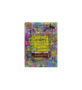Ghostbastır Design Sünger Bob 99 Parça Ayaklı Puzzle – Dekoratif Çocuk Yapbozu 009