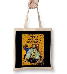 The Adventures Of Tintin The Secret Of The Unicorn Vintage Style Cover Bez Çanta Uzun Saplı