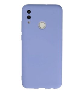 P Smart 2019 Kılıf Nano içi Kadife Silikon - Lila