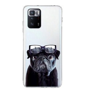 PrintiFy Xiaomi Poco X3 GT ile Uyumlu 1mm Slim Fit Köpek 3 050f Baskılı Şeffaf  Kılıf