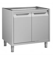 Electrolux Professional Evyeli Üst Tabla Altı İçin 2 Çarpar Kapılı Alt Dolap, Üst Tablasız - 900 Mm RSAU9002HD