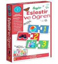 Sayılar Eşleştir ve Öğren Diytoy