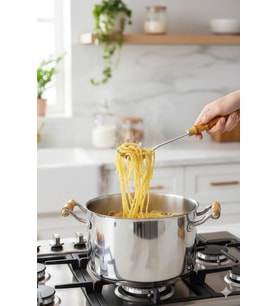 Bambum Mundo - Bambu Saplı Spagetti Kaşığı 29*7,5cm