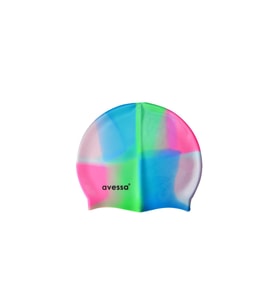 Avessa Gökkuşağı Silikon Bone Pembe-Yeşil MC105 (Karışık)
