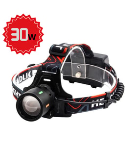 OR-T201 USB’li Kafa Lambası  30W 2000 Lümen  2 Adet 18650 Pil Dahil