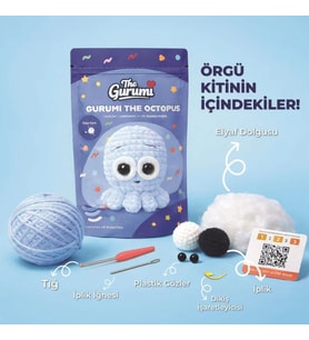 The Gurumi Ahtapot Örgü Öğrenme Kiti (TG001)