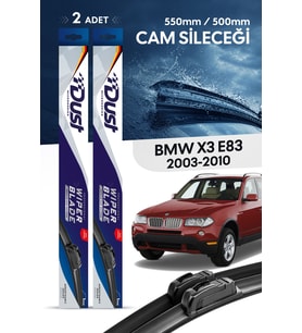 BMW X3 (E83) Silecek Takımı 2003-2010 Uyumlu 550MM/500MM