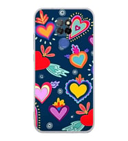 PrintiFy General Mobile GM 20 ile Uyumlu Retro Color 3  Kamera Korumalı Şeffaf  Kılıf