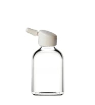 100ml şeffaf cam penisilin şişesi tank kapak, 24 adet, penisilin şişesi,polen şişesi, arı sütü şişesi