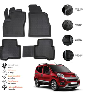 Fiat Fıorıno 2012 3D Havuzlu Paspas OTL