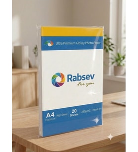 Rabsev Fotoğraf Kağıdı A4 Parlak 260gr ( 1 Paket 20 Adet )
