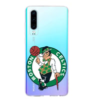 Huawei P30 Uyumlu Kapak Boston Celtics Tasarımlı Şeffaf Silikon Kılıf