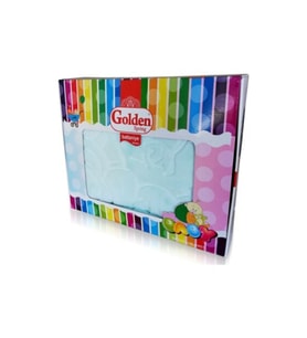 Kabartmalı Peluş Bebek Battaniyesi Kutulu Blanket 100x120 Ekru