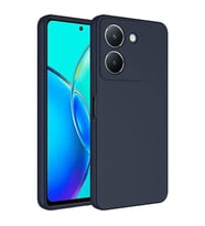 Coverzone Vivo Y36 4G ?le Uyumlu K?l?f Z-Mara Lansman Vieri Tam Koruma Arka Kapak Kamera Koruma �?k?nt?l? P�r�zs�z Y�zey Lacivert
