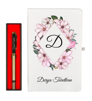 Hediye Kişiye Özel Defter ve Roller Kalem