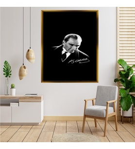 ÇERÇEVELİ ATATÜRK TABLO S367