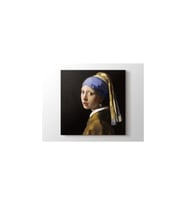 DBSanatevi Johannes Vermeer - İnci Küpeli Kız Tablo 60 X 60 cm