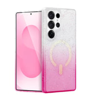 Samsung Galaxy S25 Ultra Pummel Shiny Magsafe Kapak - Pembe