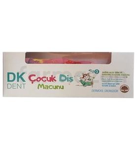 DK Dent Kids Diş Macunu 50 ml + Diş Fırçası Hediyeli