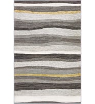 Eliana Home Baskılı, Yıkanabilir Kaymaz Taban Salon Halısı LNA1694 100x150 cm (Gri)