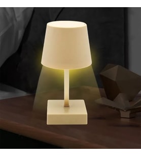 Dokunmatik Modern Masa Üstü Gece Lambası Beyaz Dekoratif Modern Şarjlı Kablosuz LED Işık