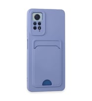 Xiaomi Redmi Note 11 Pro Kılıf Kelvin Kartvizitli Silikon - Lila