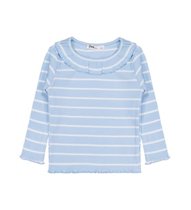 Civil Girls Çizgili 2-5 Yaş Sweatshirt - Mavi