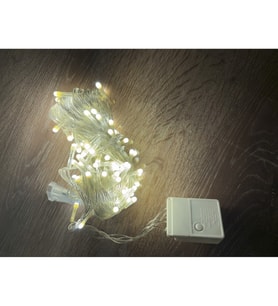10 M 100 Led Damla Uçlu Gün Işığı Şeffaf Kablo MZ-17-4