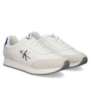 Calvin Klein Retro Runner Low Mens Sneaker Erkek Günlük Spor Ayakkabı Beyaz