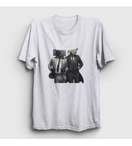 Presmono Unisex Beyaz Team Skibidi Toilet T-Shirt 482370tt
