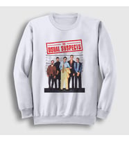 Presmono Unisex Beyaz Cover Film The Usual Suspects Sweatshirt 255089tt