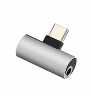 Codegen Type C + 3.5mm Stereo Dönüştürücü Çoklayıcı Silver Adaptör CDG-CNV78